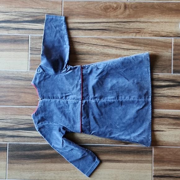 NWT 24 mos Grey Velvet Dress with Hat - Picture 6 of 16